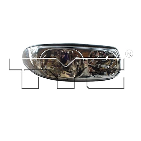 Tyc 00-05 Bk Le Sbr (Fluted Surface/Custom) Head Lamp, 20-5873-90 20-5873-90